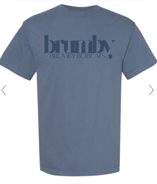 Brumby Bobcats Blue Monochromatic Shirt