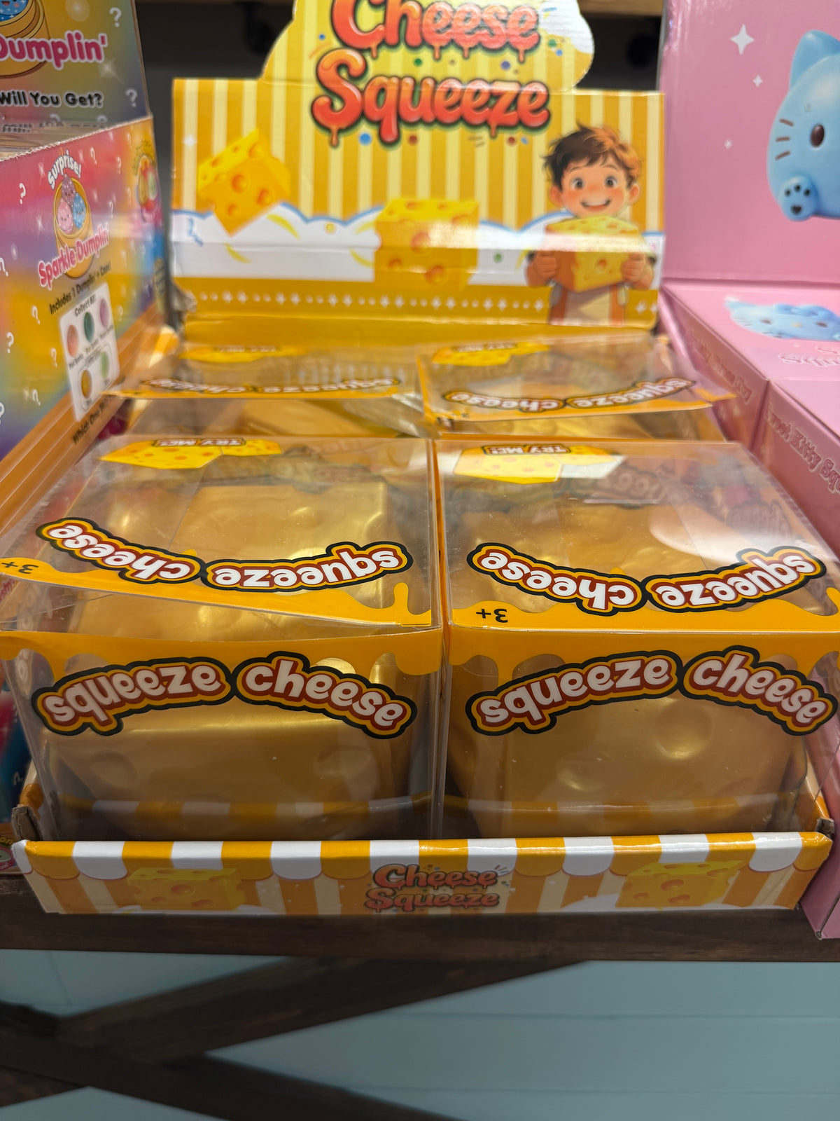 Gold Cheese Jumbo Squishy