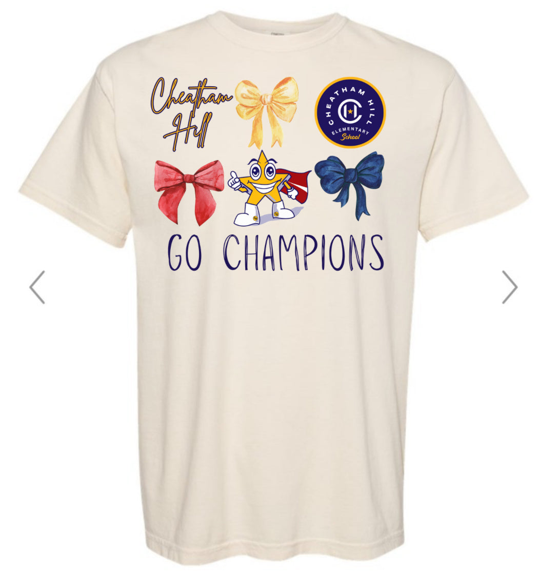 Cheatham Hill Champions Bow Collage 2 Tee