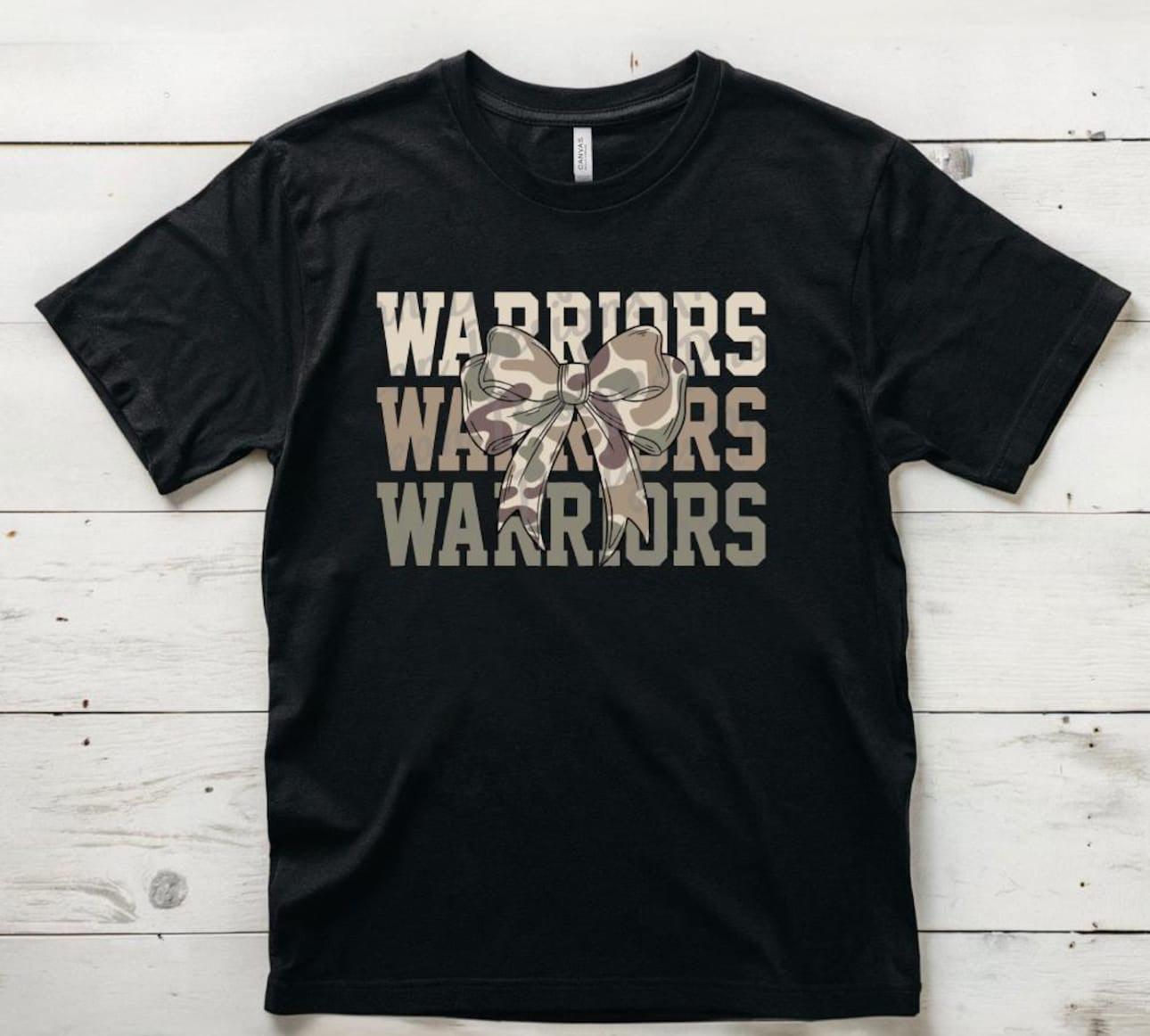 Warriors stacked camo with bow