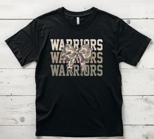 Warriors stacked camo with bow