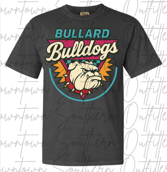 Bullard Bulldogs Retro Mascot Colorful