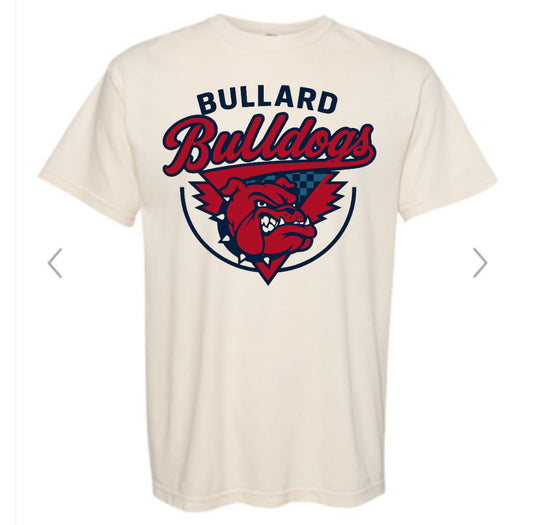 Bullard Bulldogs Retro Half Circle