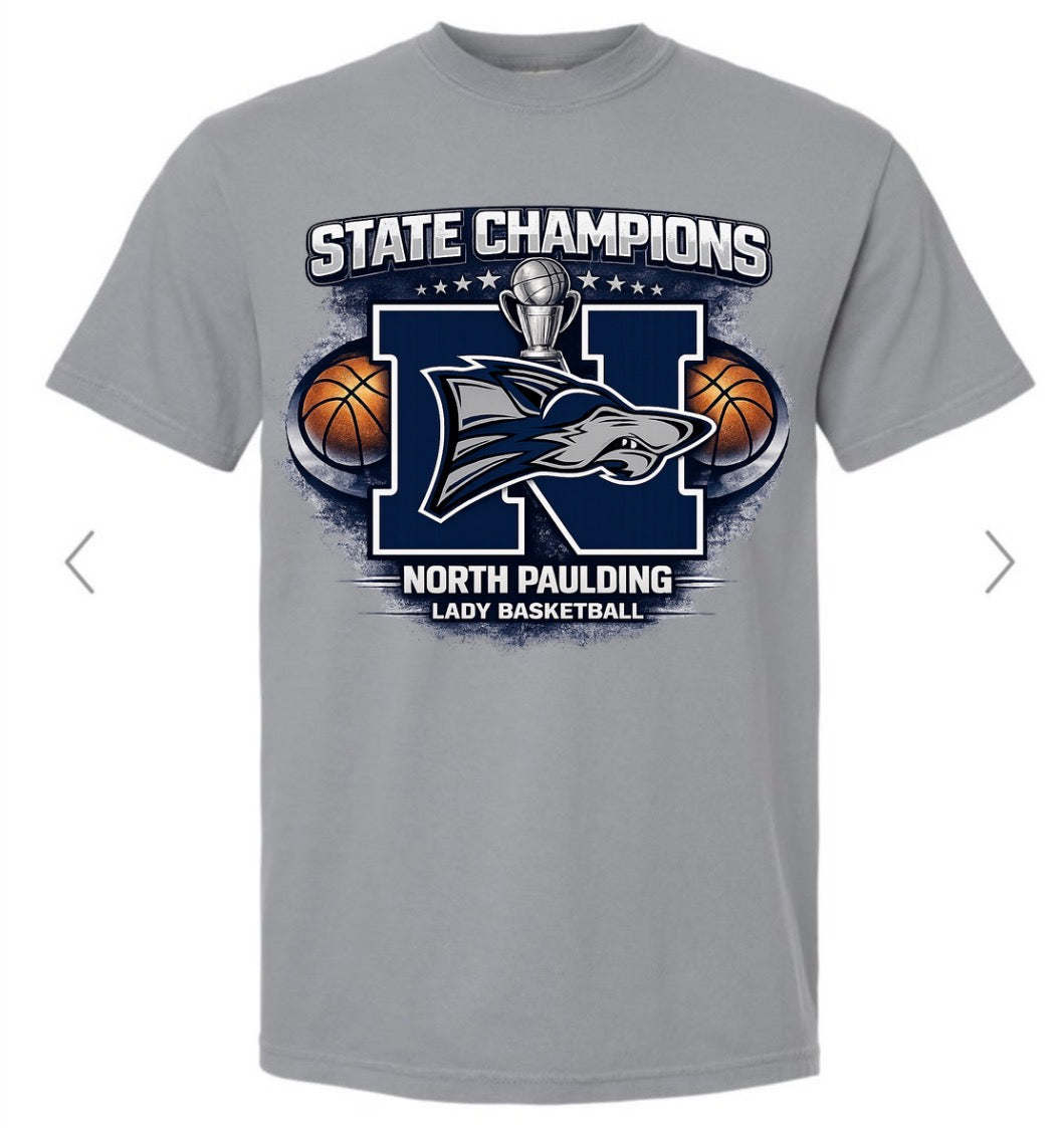 State Champions North Paulding Wolfpack Basketball on grey