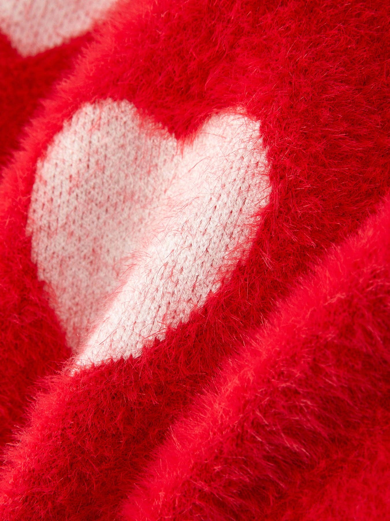 Valentine's Day Girls Pullover Heart Sweater