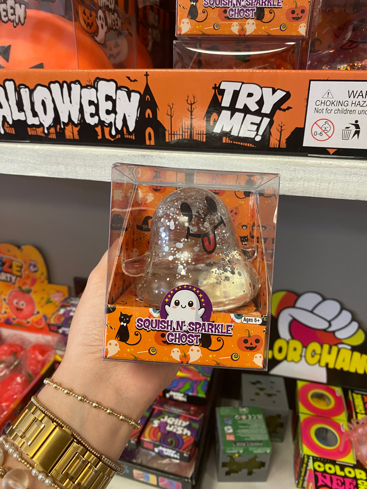 Mystery Squishy sparkle sugar ghost