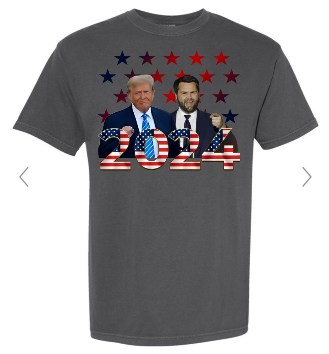 Trump Vance 2024 faces tee