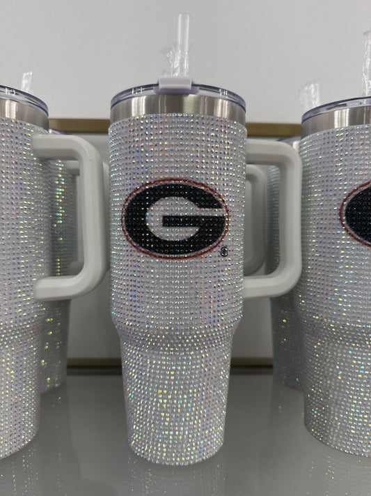 DOORBUSTER Georgia Bulldogs The Memory Company 46oz Bling Colossal Tumbler