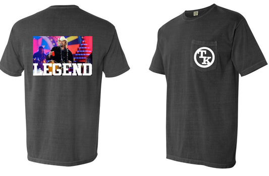 Legend Toby Keith Solo cup cc pocket tee