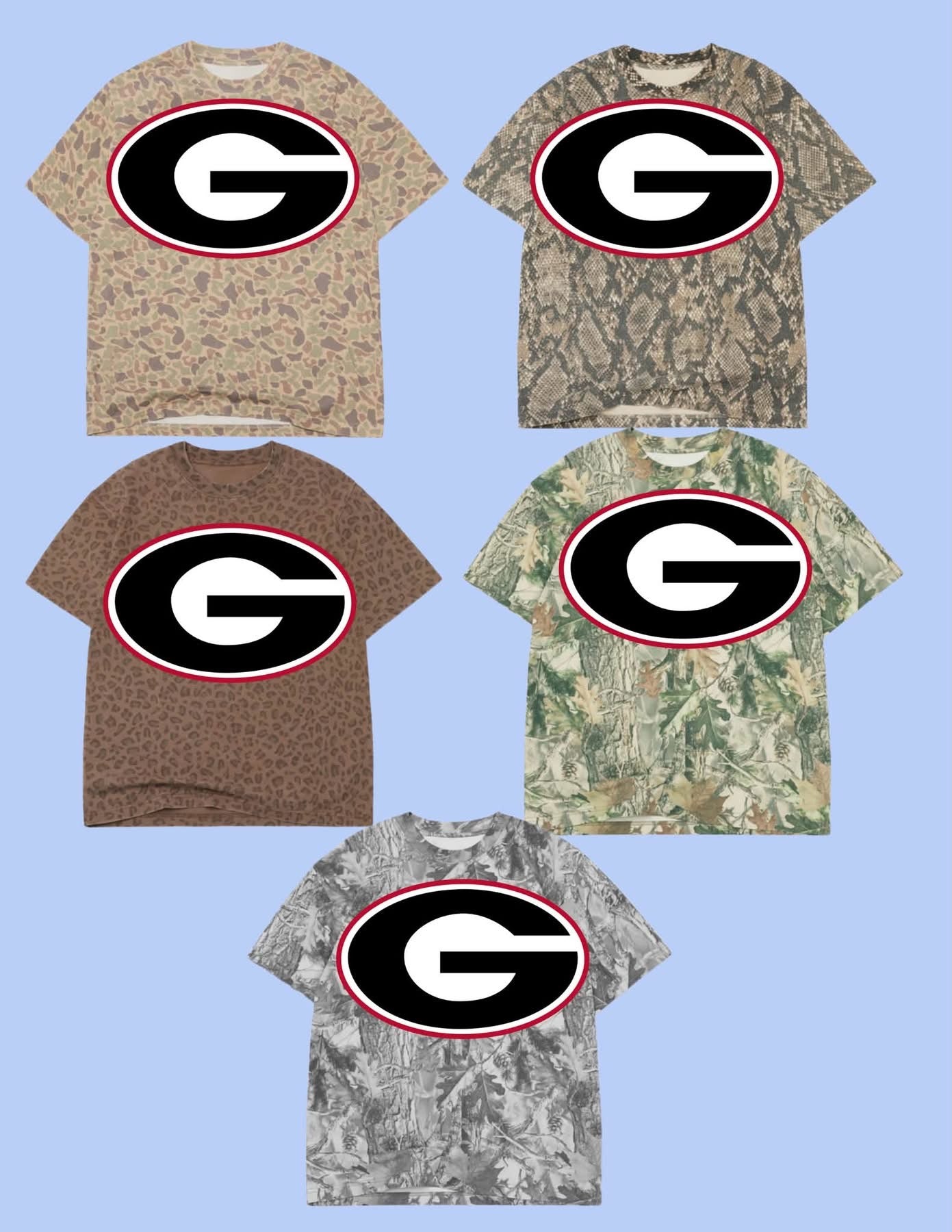 GEORGIA G Logo Printed Tee