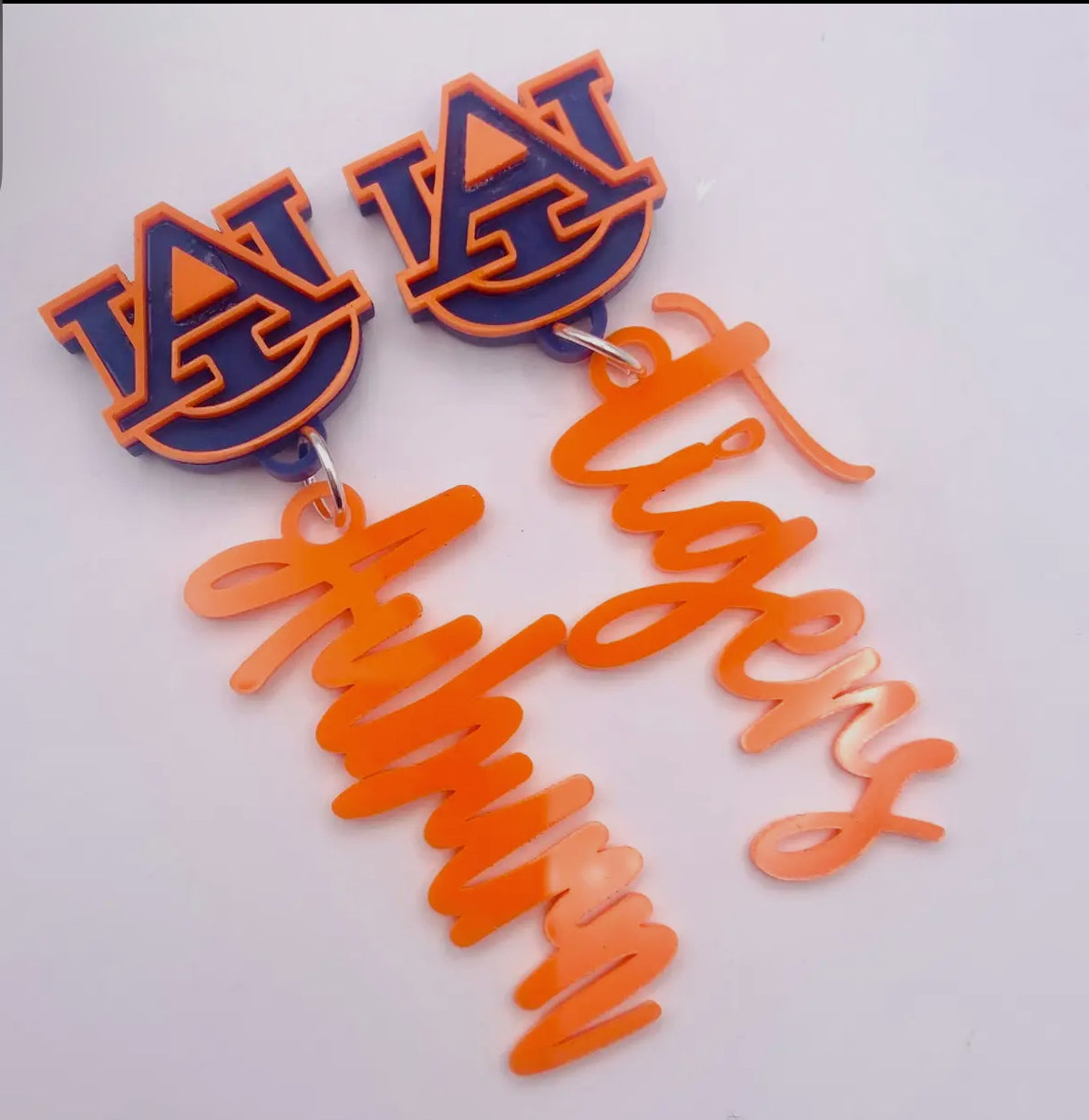 Auburn Tigers Dangle Earring