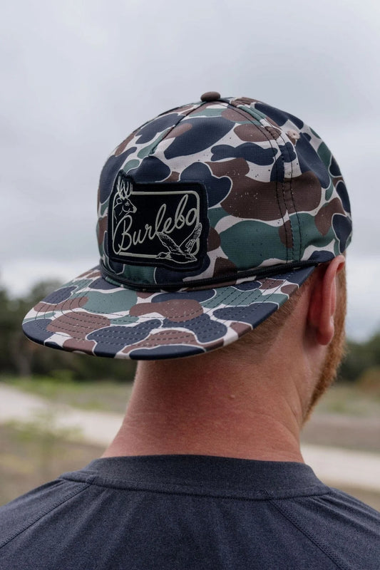 Buck And Duck - Throwback Camo Hat - Burlebo