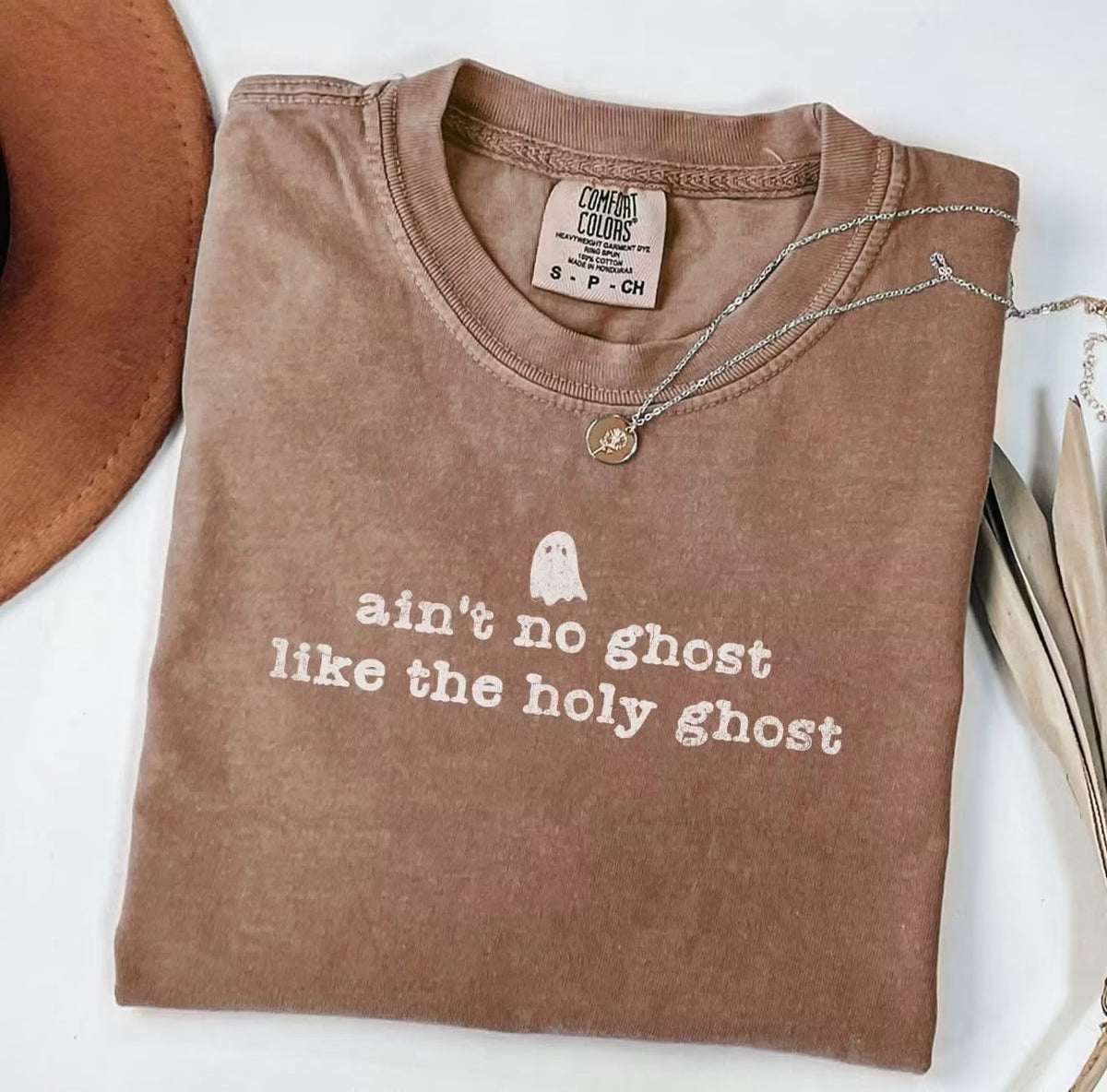Ain’t no ghost like the Holy Ghost espresso tee
