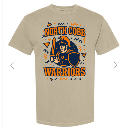 North Cobb Warriors Retro Funky Mascot