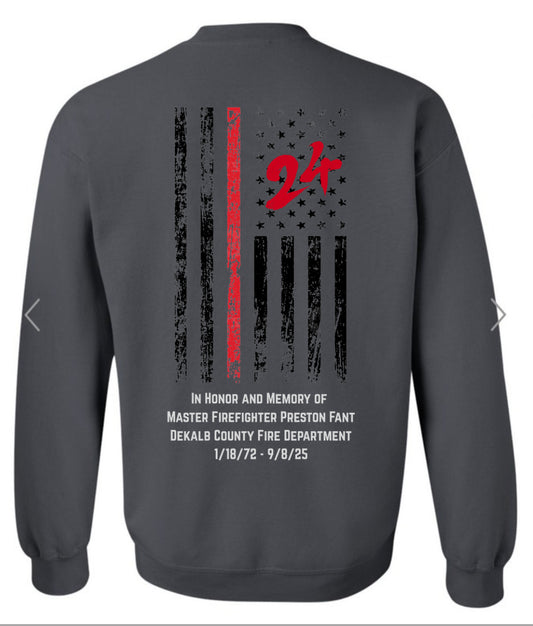 PRESTON FANT MEMORIAL GILDAN SWEATSHIRT