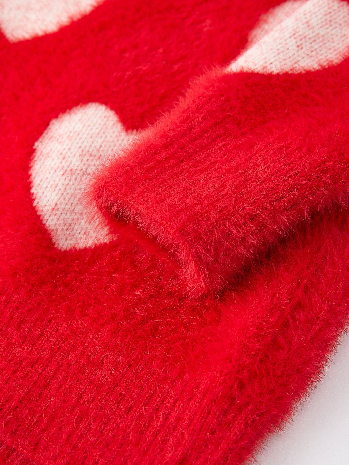 Valentine's Day Girls Pullover Heart Sweater