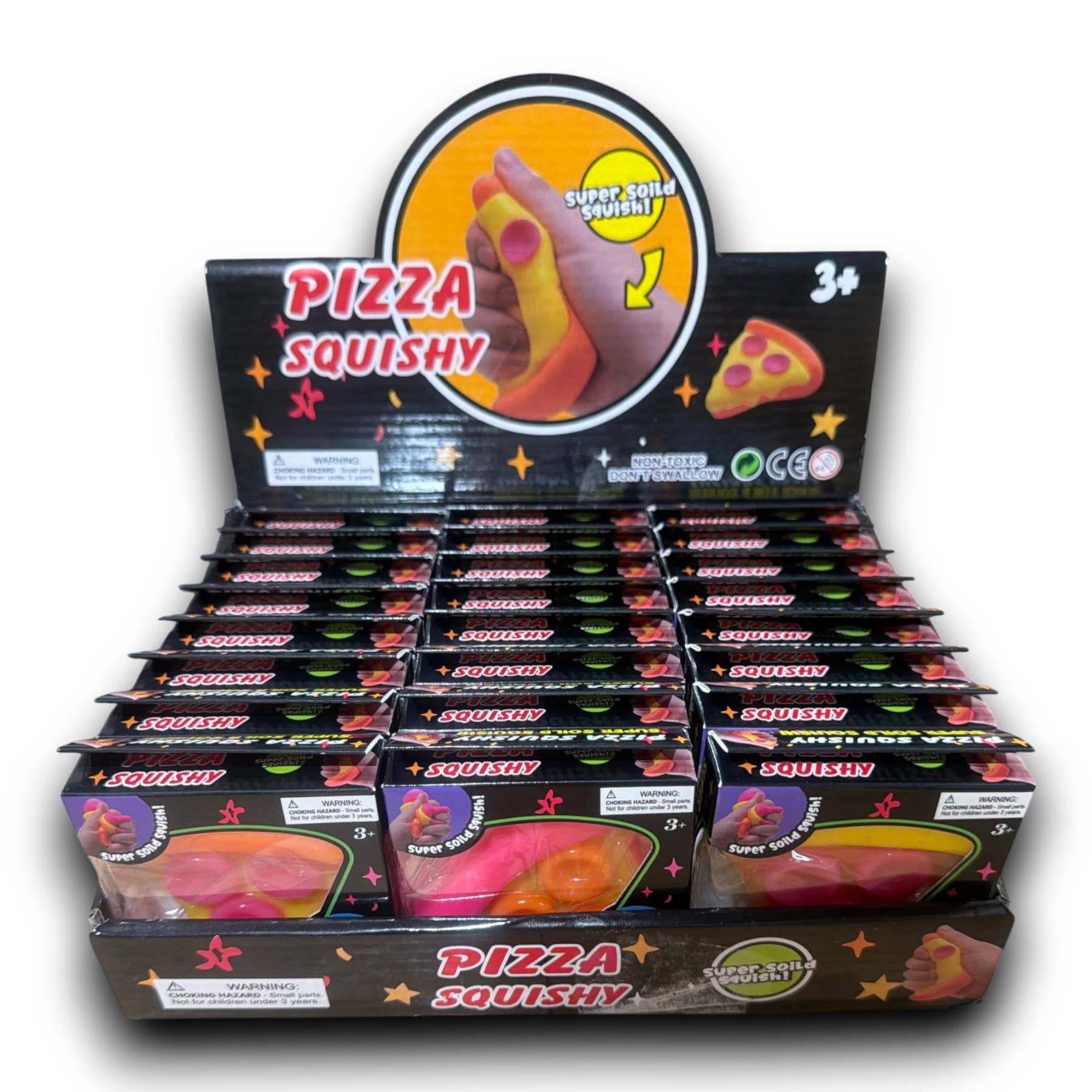 Pizza Squishy Super Solid Squish Toy (taba feel)