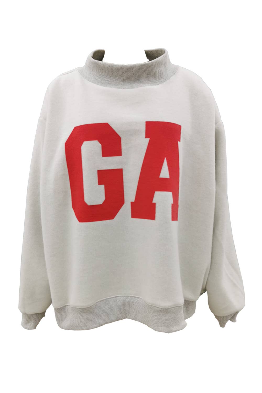 GEORGIA  Reversible Mockneck Sweatshirt