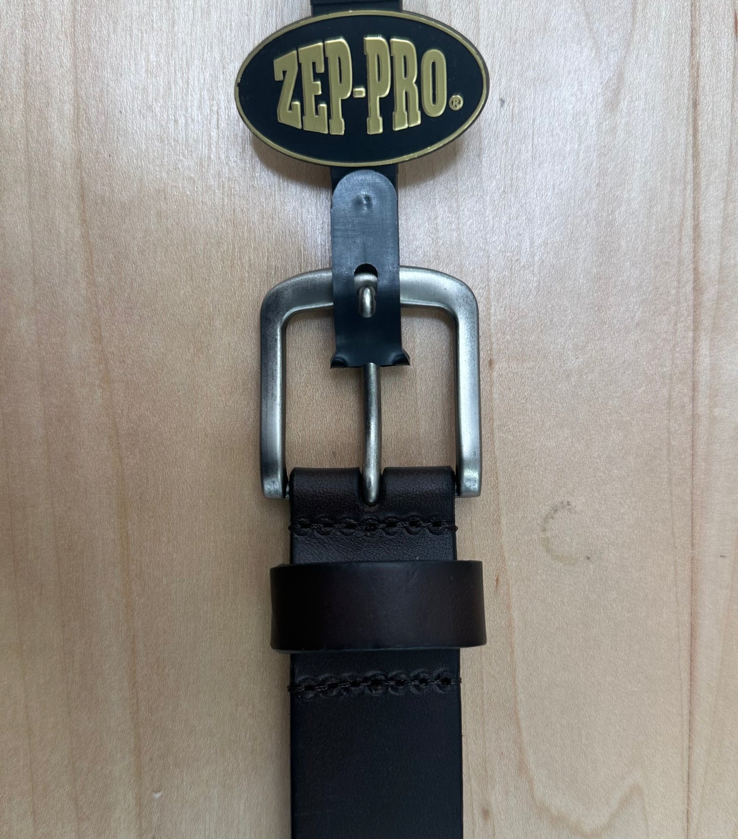 Georgia Bulldogs Oval Logo Leather Belt