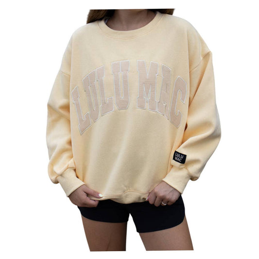 LULU MAC BUTTER SWEATSHIRT