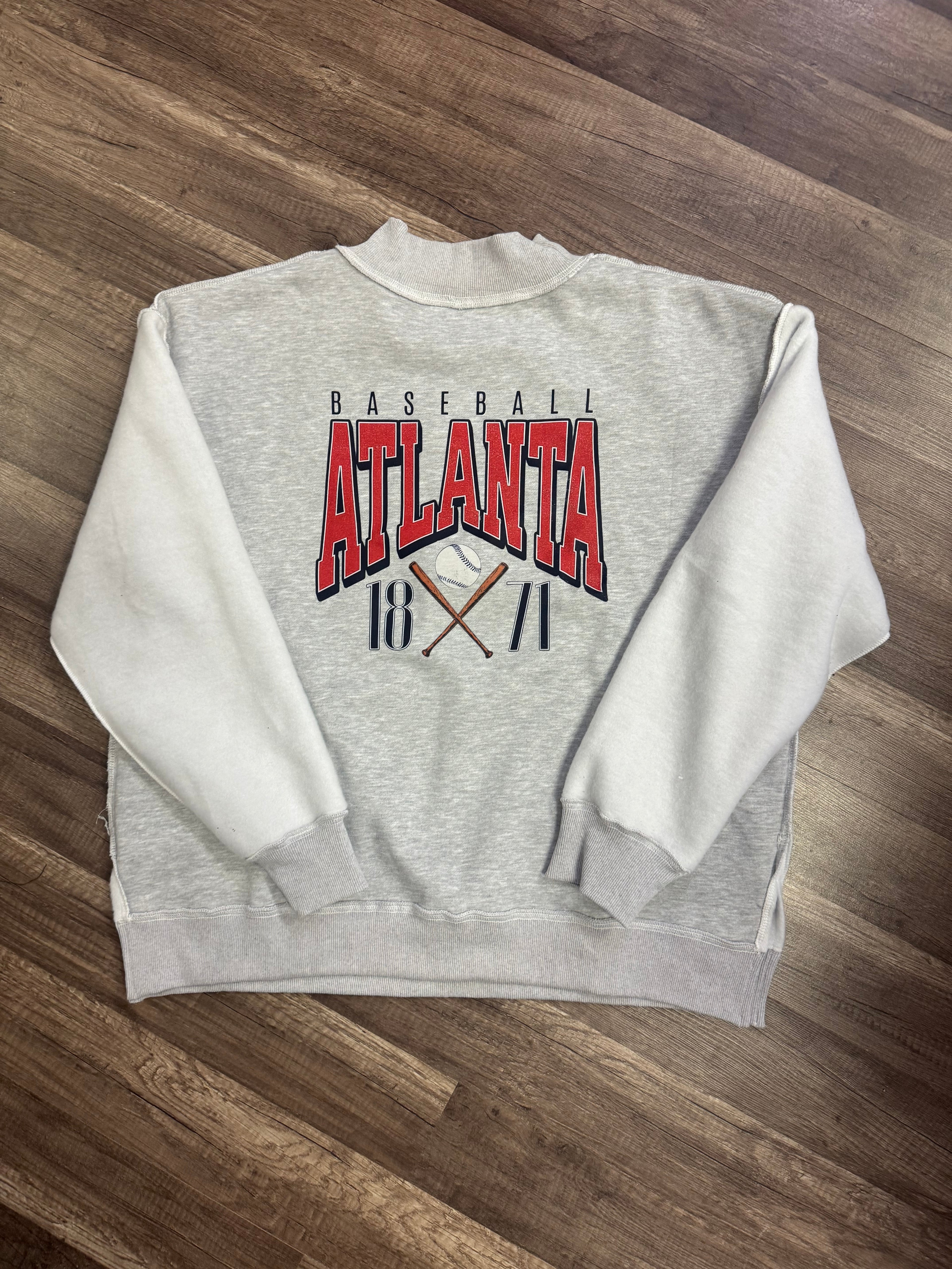 Atlanta Baseball 1871 Inside Out Mockneck