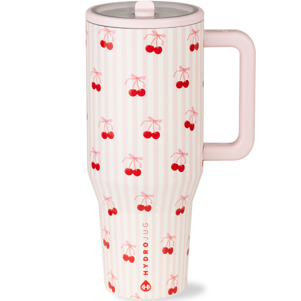 Sweet Cherry HydroJug 40 oz Traveler Tumbler