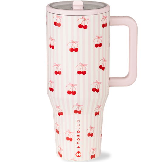 Sweet Cherry HydroJug 40 oz Traveler Tumbler