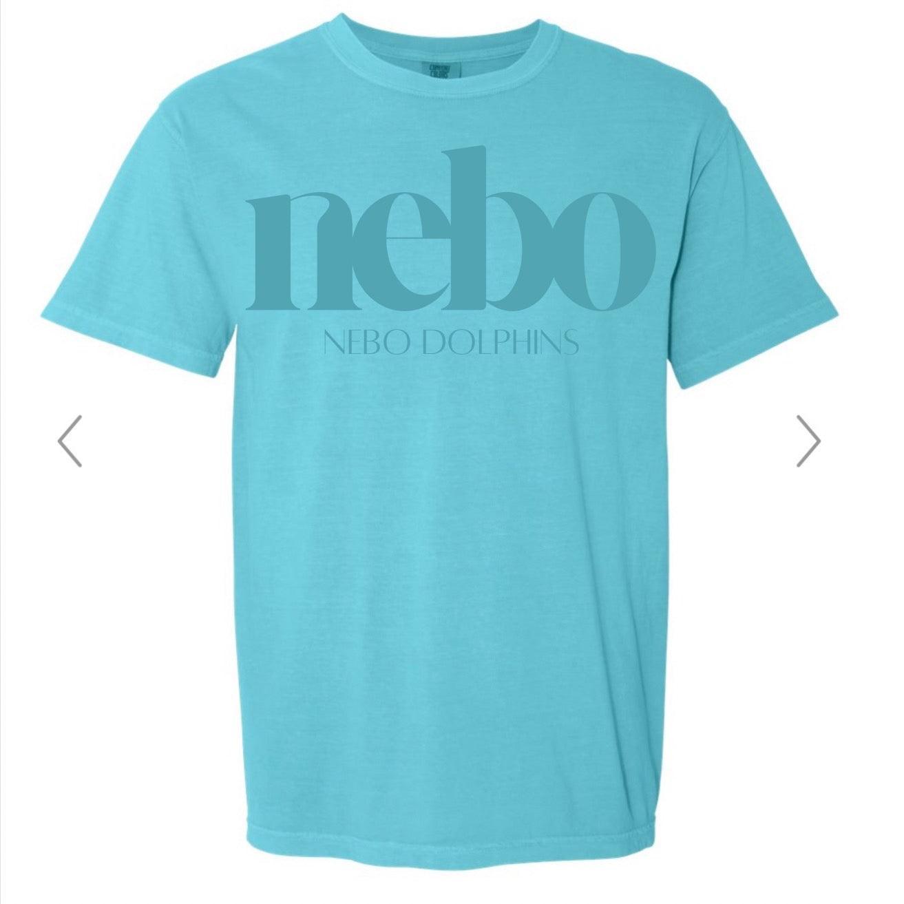 ADULT Nebo Dolphins Monochrome Tee