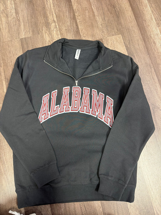 QUARTER ZIPS - Alabama Seersucker