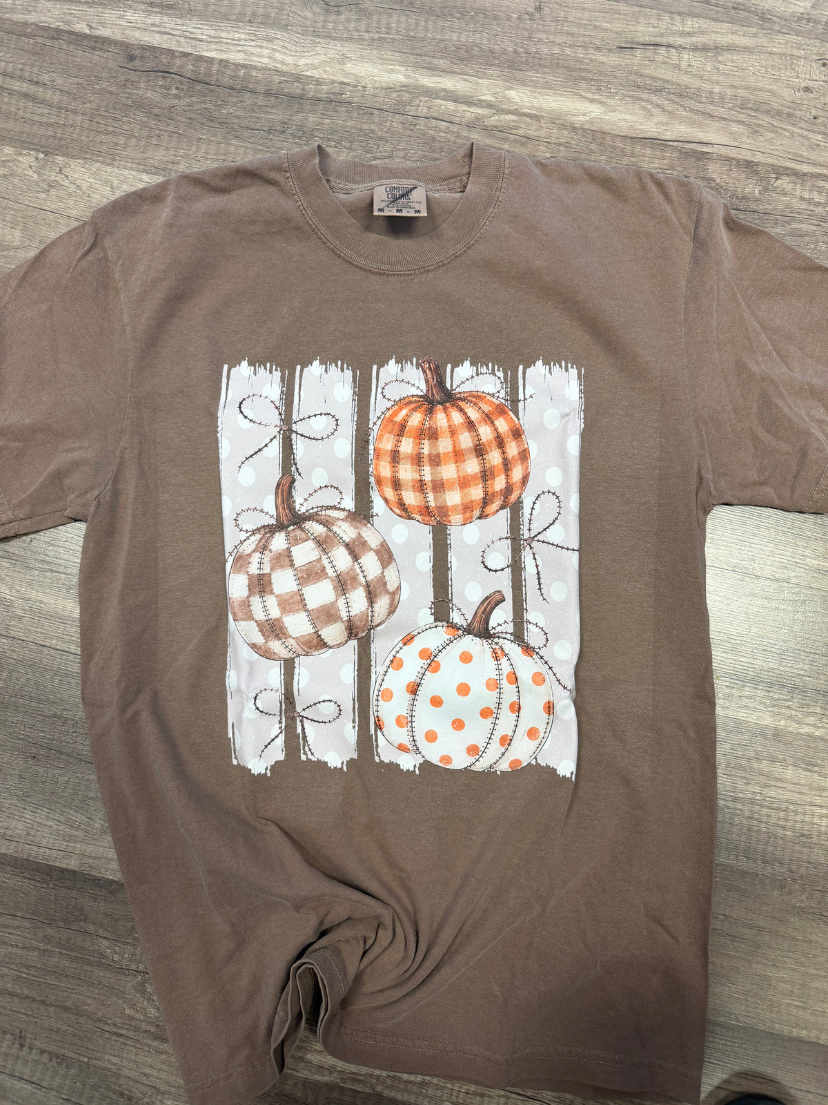 Fall Pumpkin Patchwork Tee