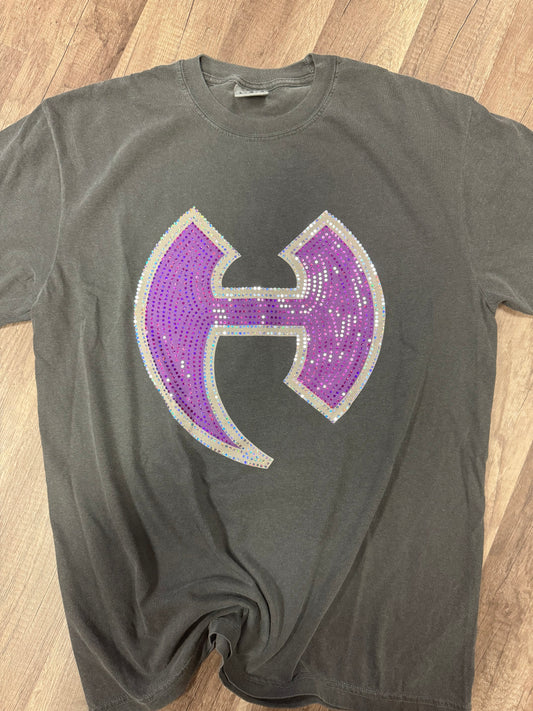 Hiram Hornets Mascot Sequin Tee