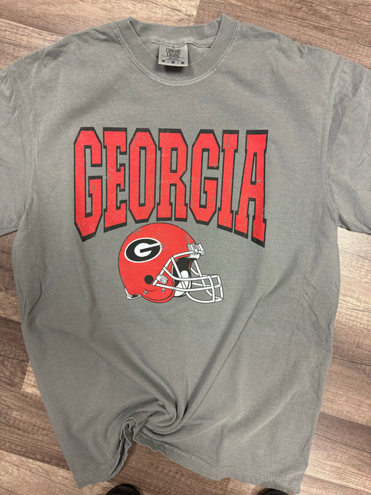 Georgia Varsity Helmet Tee