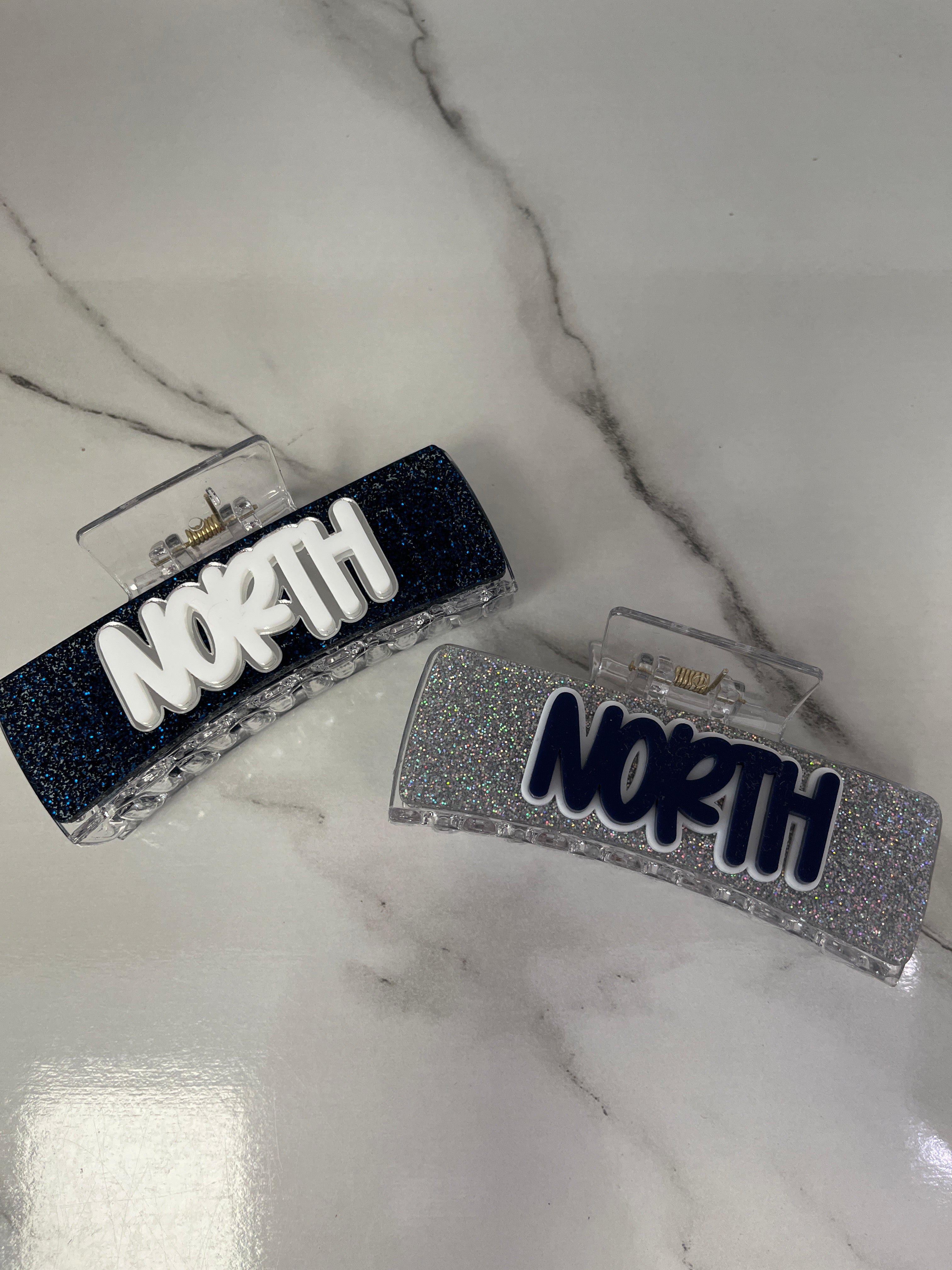 North Paulding Glitter Hair Clip