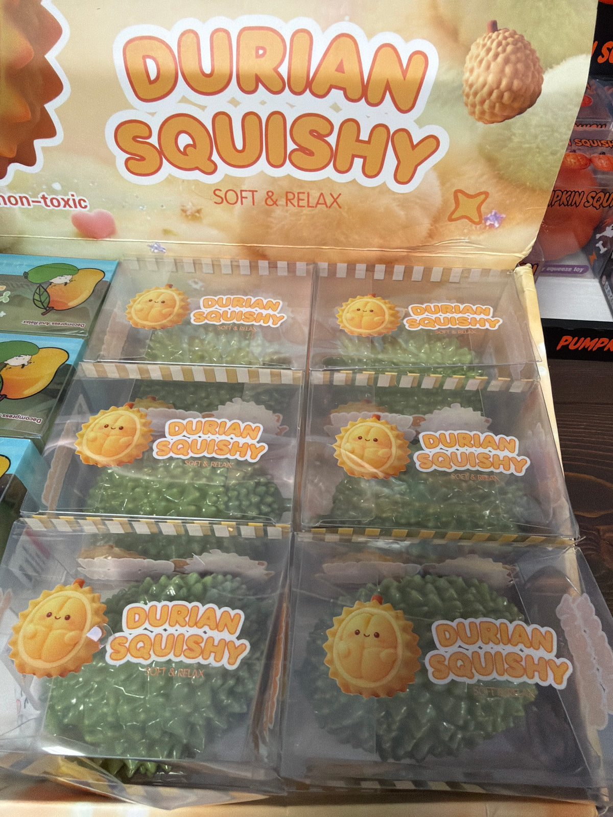 Crunchy ASMR durian squishy