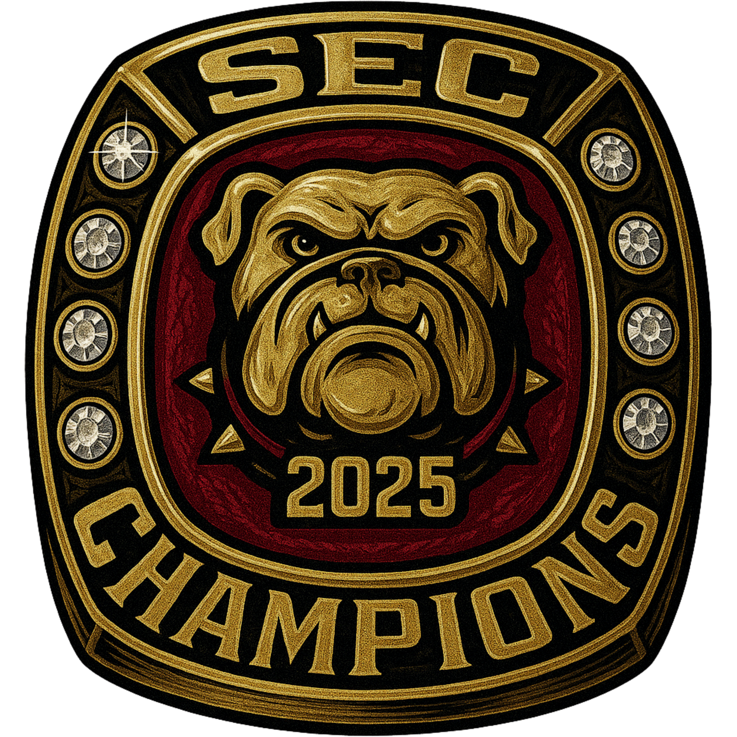 TSHIRT BAR- Georgia sec champions ring