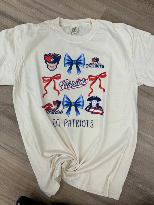 Paulding County Patriots Bow Collage Tee