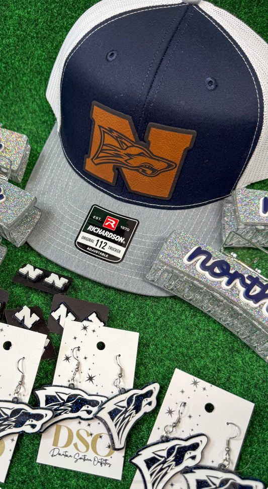 North Paulding Mascot Navy and Grey Richardson Hat