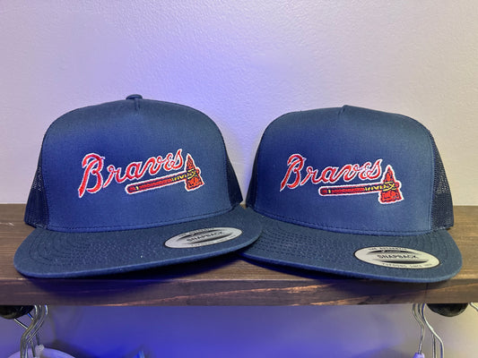 Braves Embroidered Richardson Trucker Hat