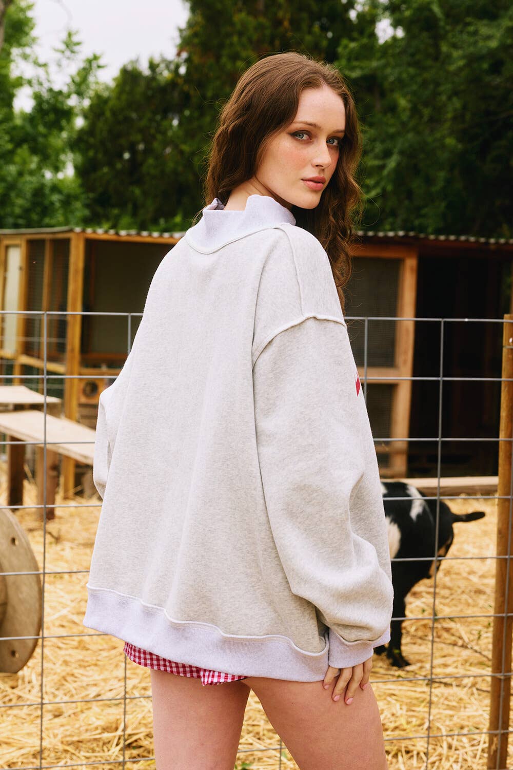 Alabama reversible mockneck sweatshirt