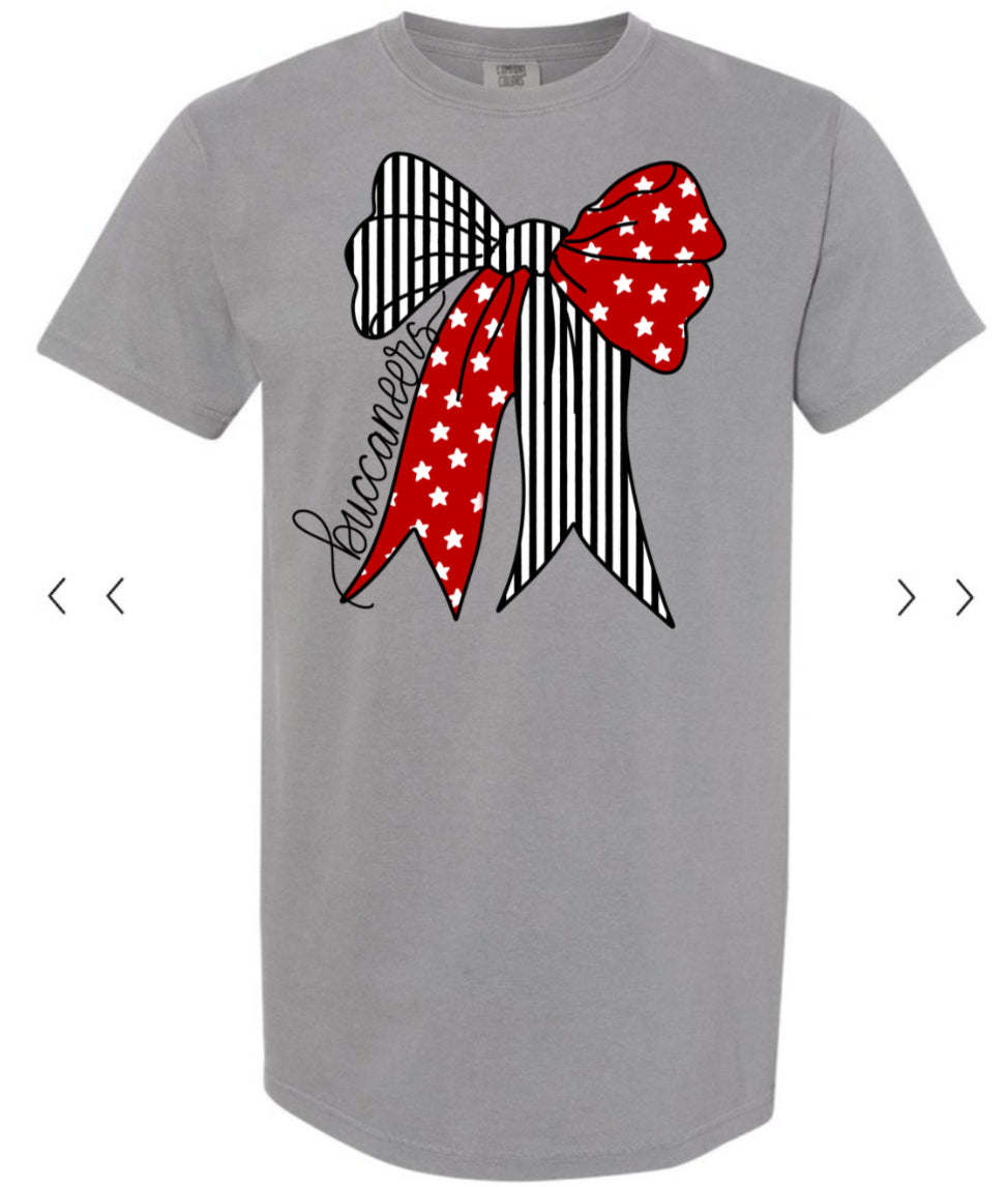 Buccaneers Stars & Stripes Bow Tee