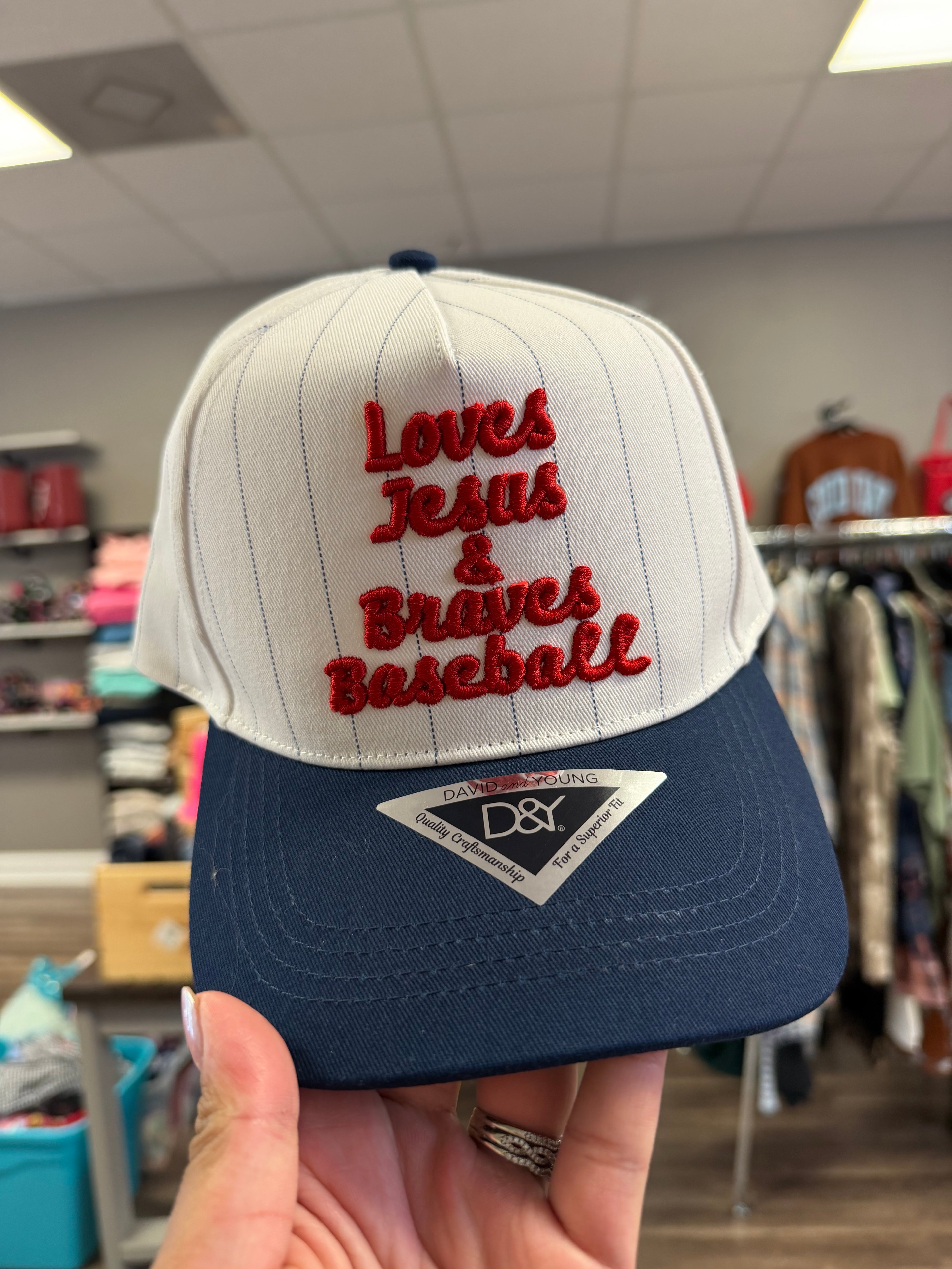 Loves Jesus & Braves Baseball