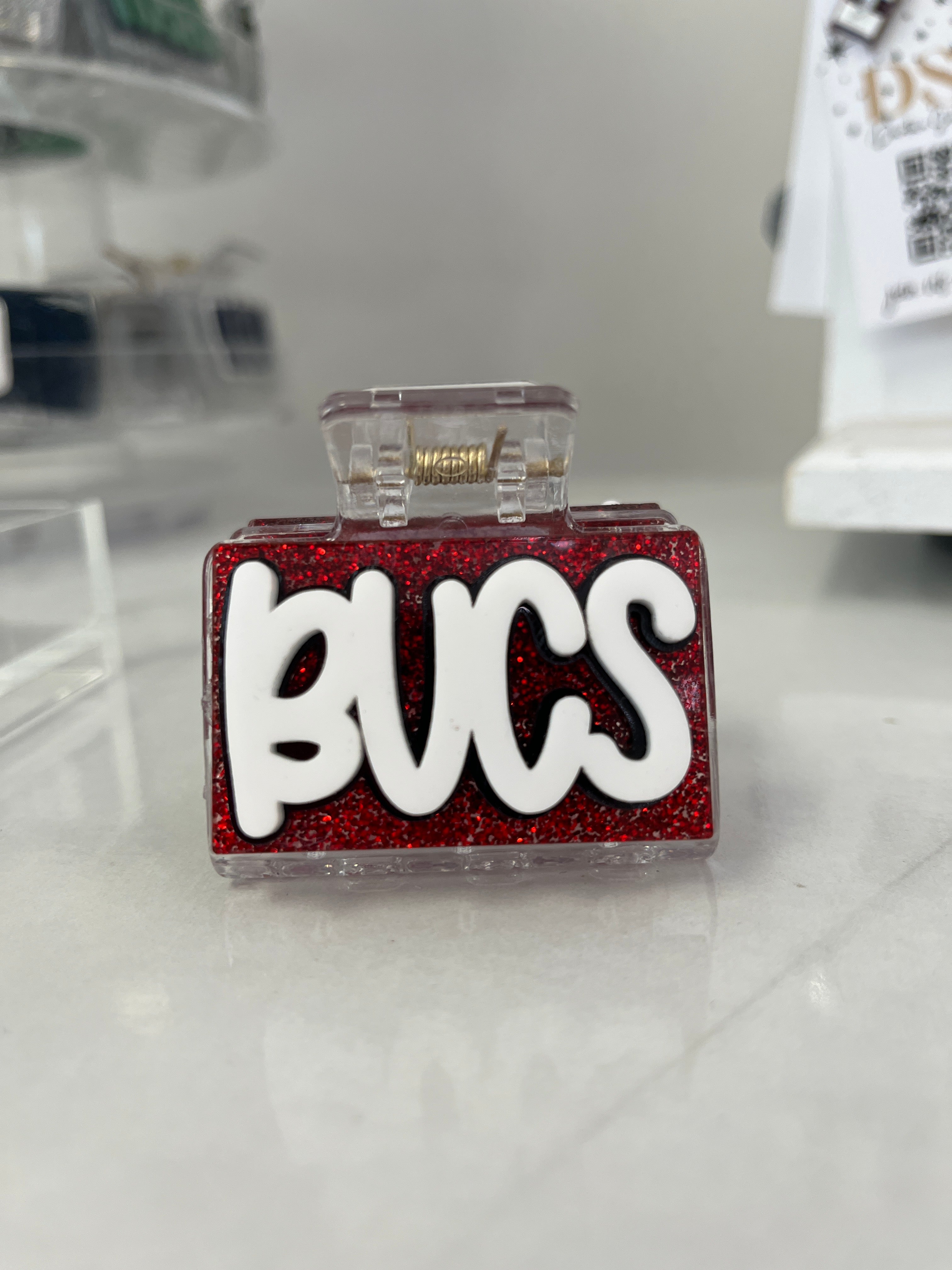 Allatoona Bucs mini hair clip