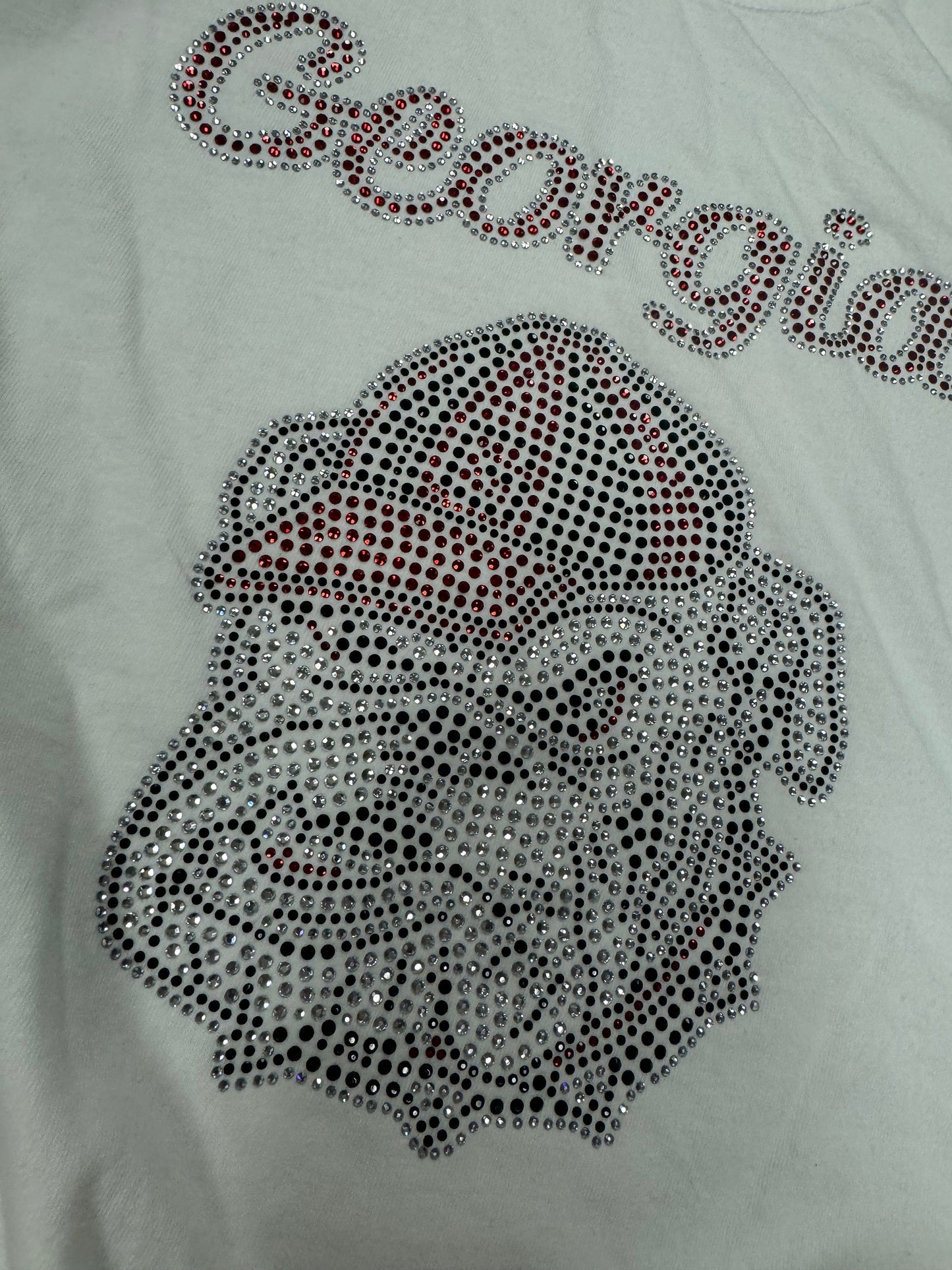 Georgia Bulldogs Old School Rhinestone Tee