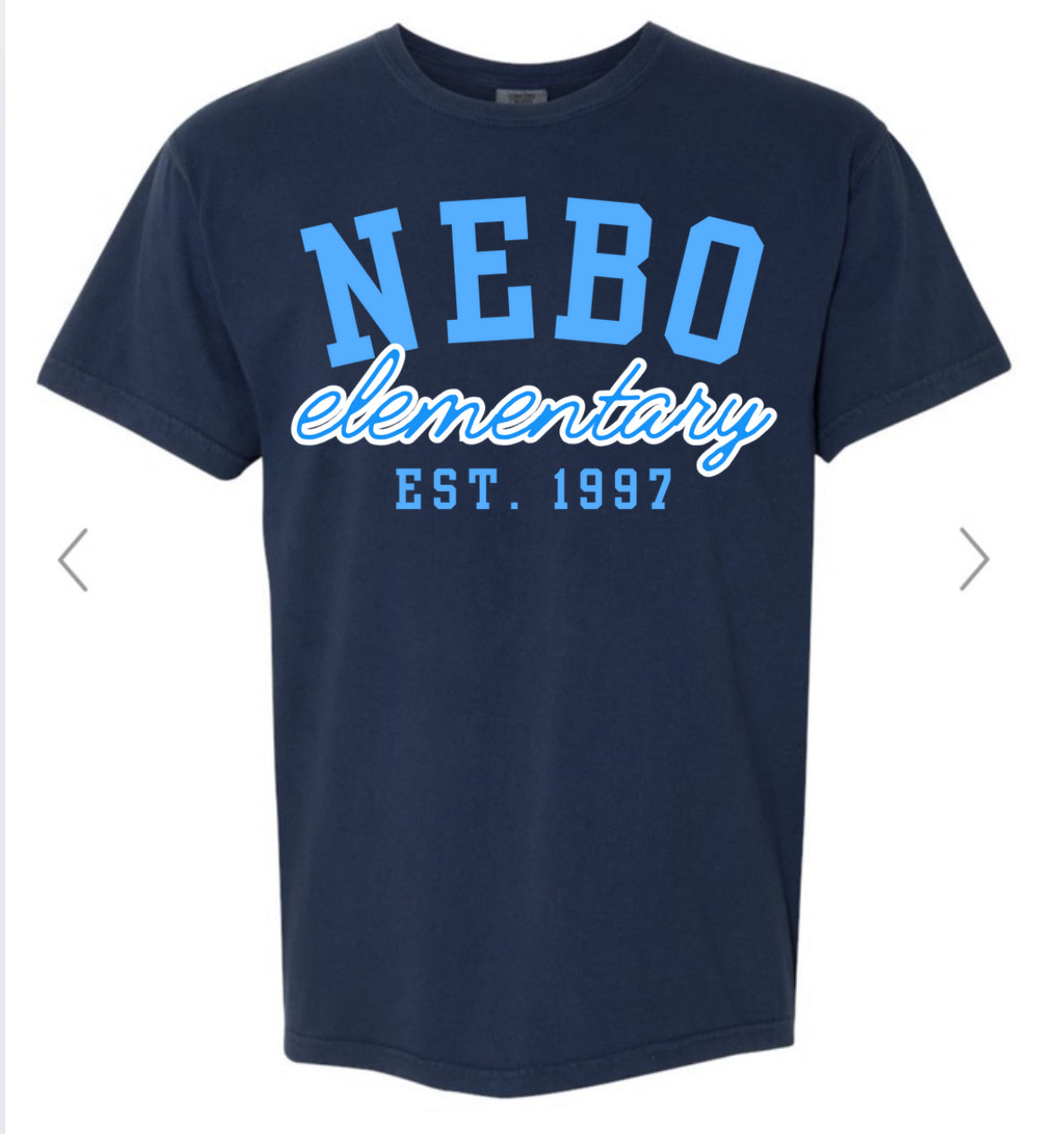 ADULT Nebo Elementary est 1997 on navy