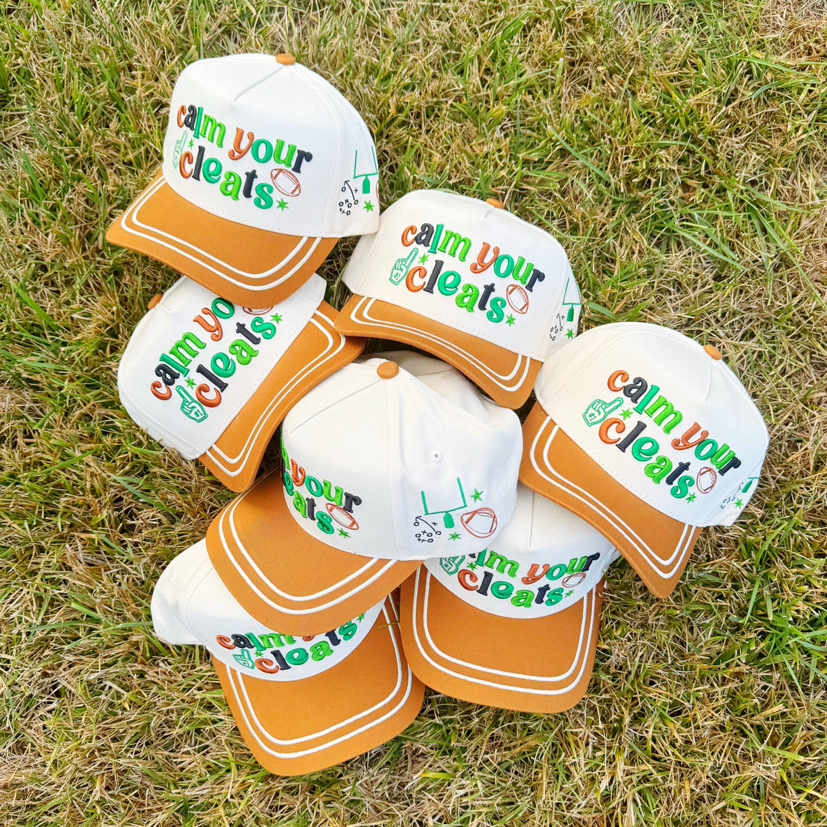 Calm Your Cleats Puff Hat