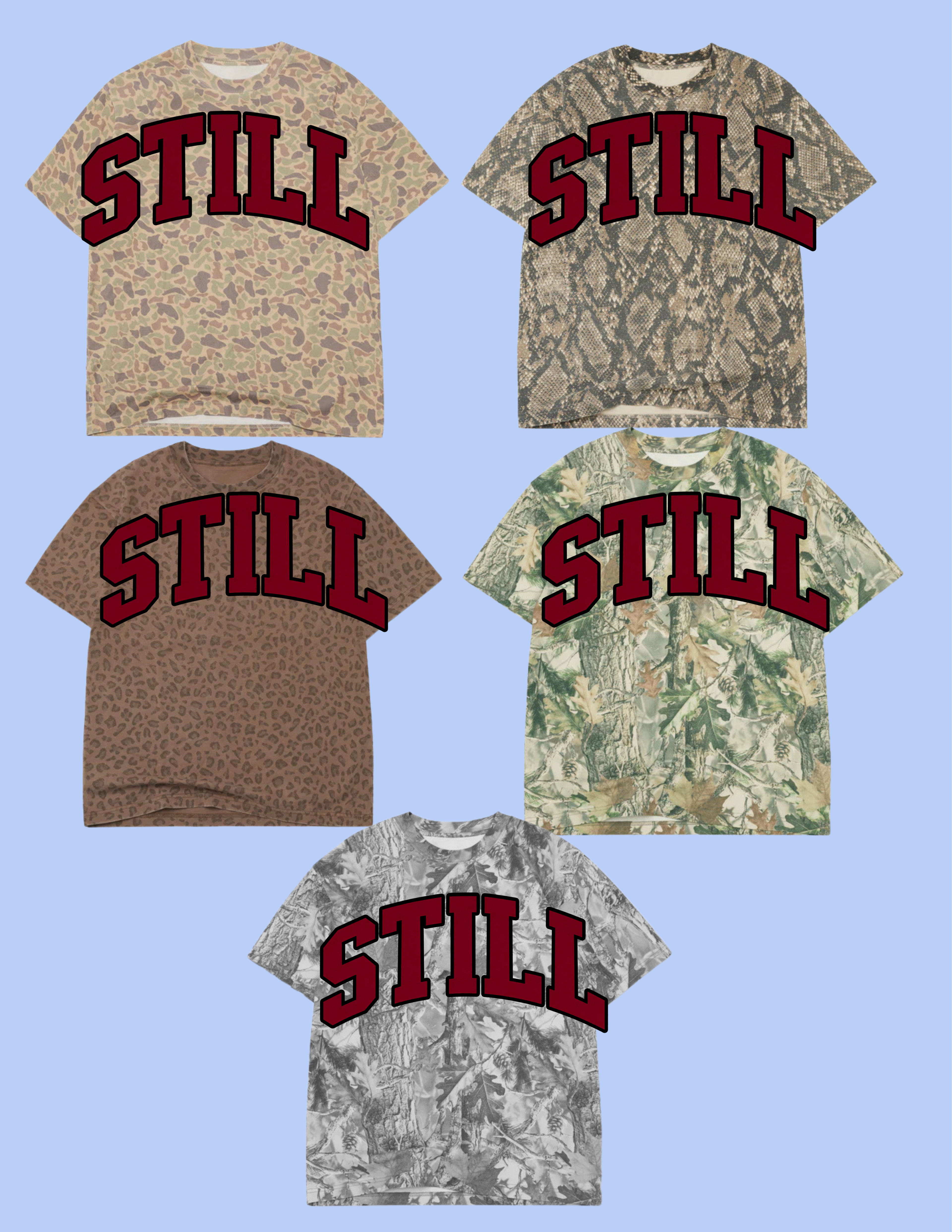 STILL varsity arch tee