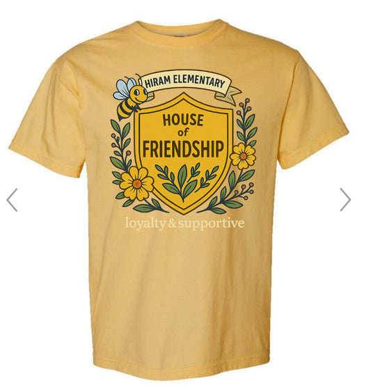 Hiram Elementary House of Friendship - Mustard Comfort Color