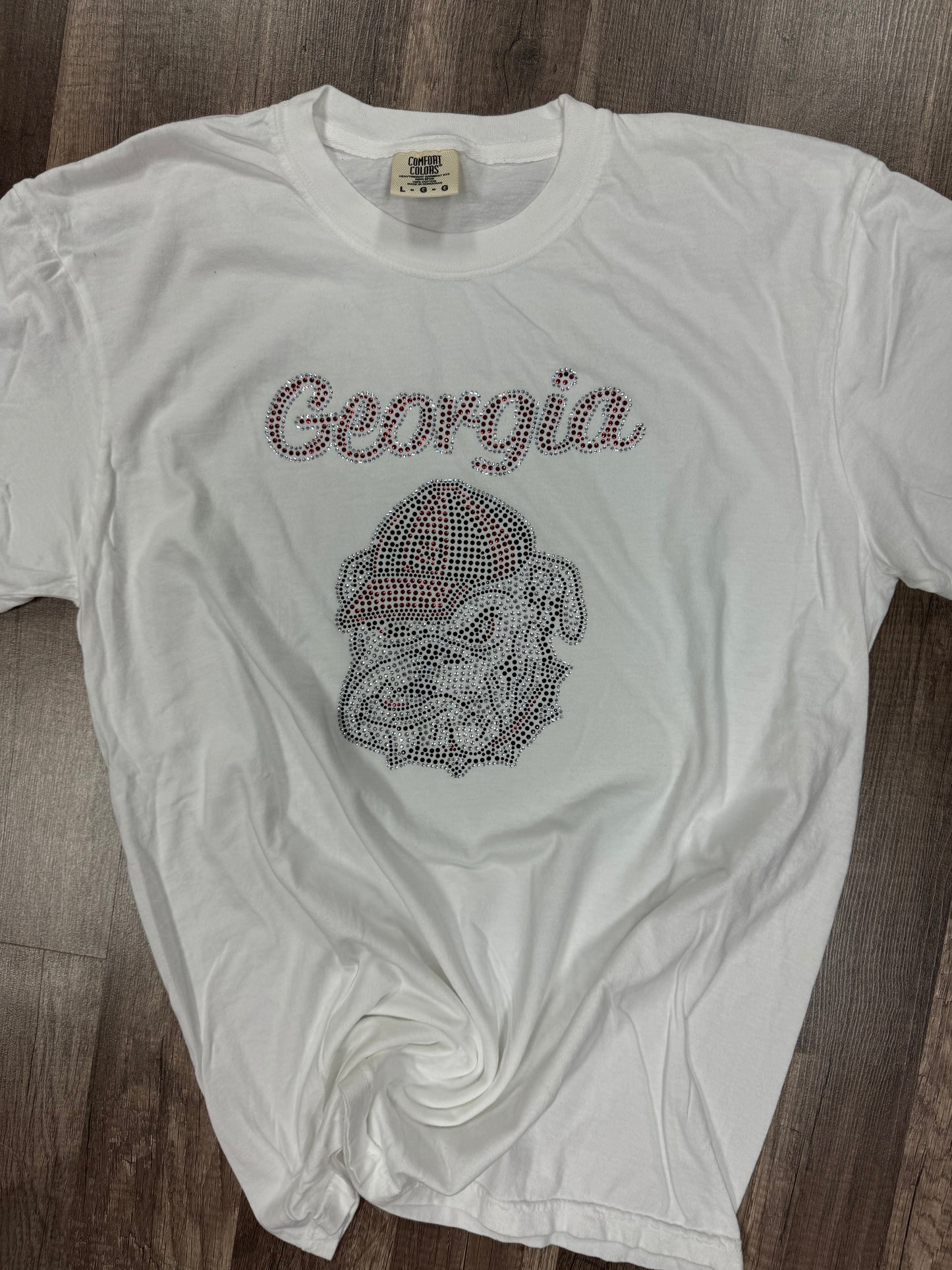 Georgia Bulldogs Old School Rhinestone Tee