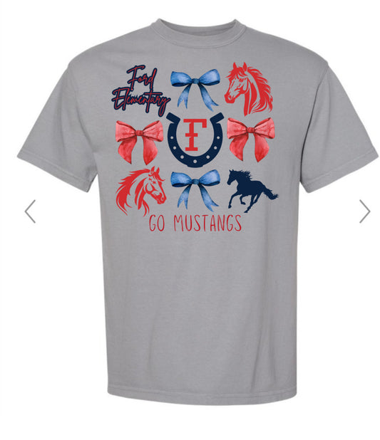 Ford Elementary Mustangs YOUTH tee