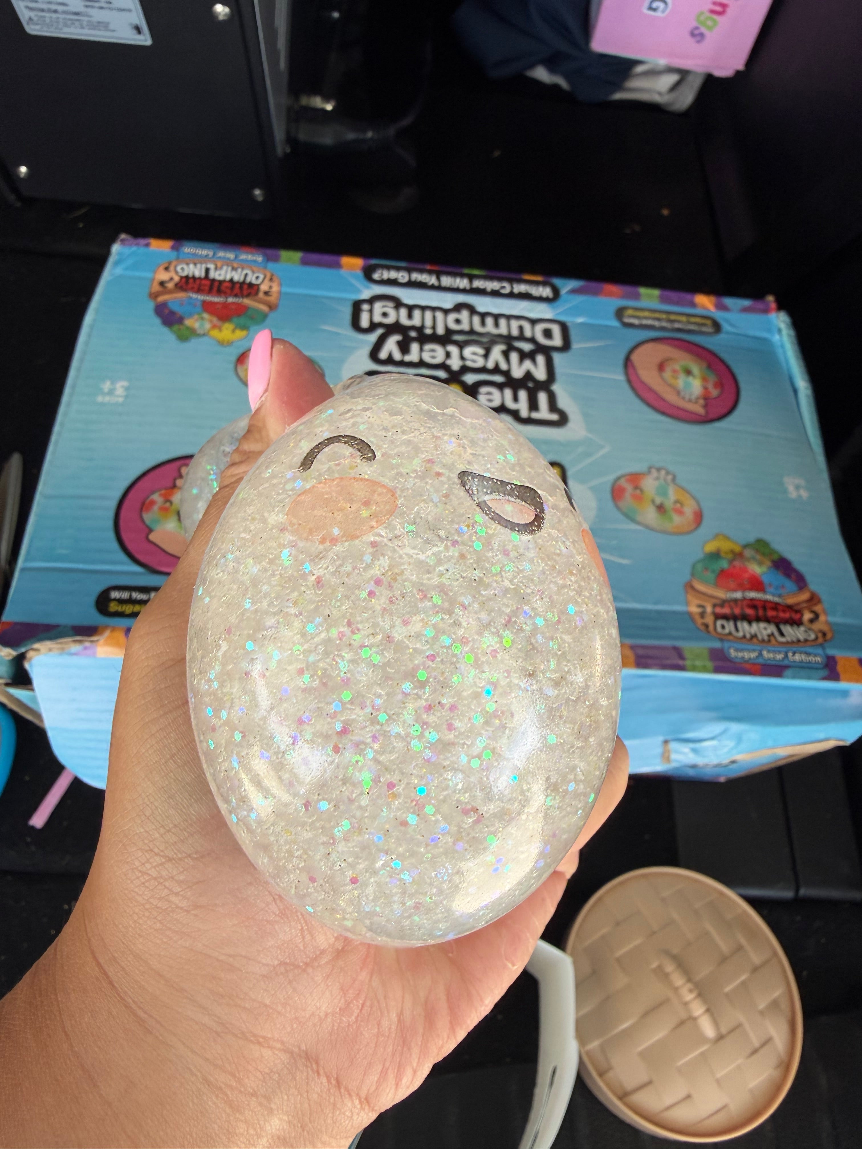 Mystery glitter dumplings - gel filled squishy